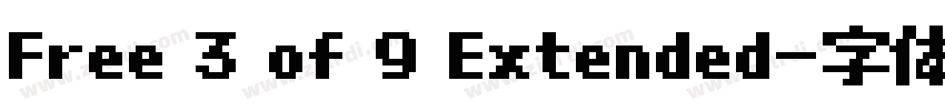 Free 3 of 9 Extended字体转换